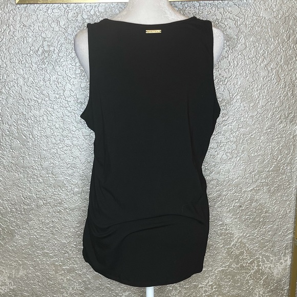 Michael Kors Black Sleeveless Long Fringe Tank - Picture 2 of 5